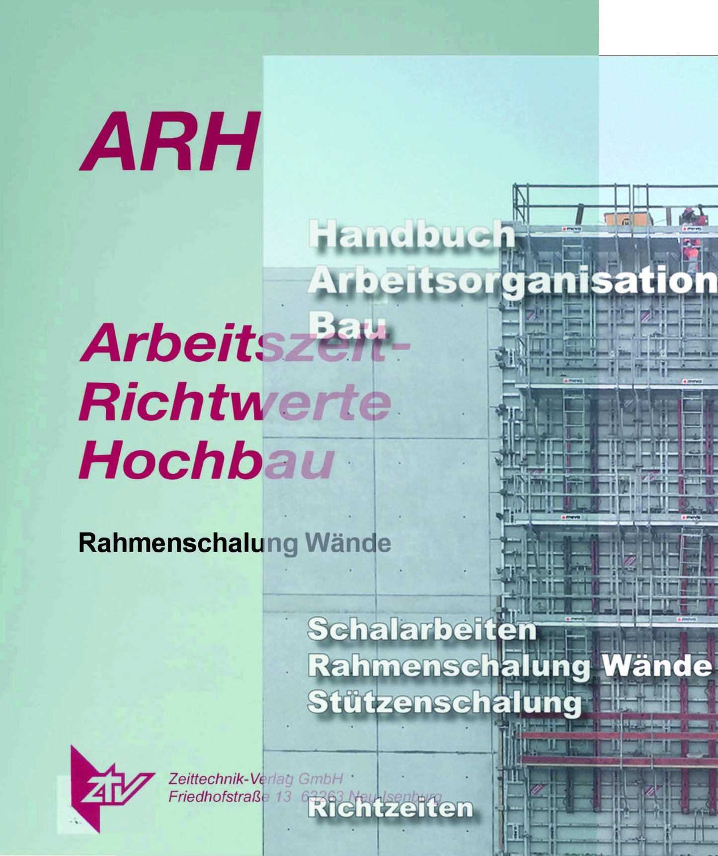 ARH-Tabelle Rahmenschalung, Wände und Stützen Richtzeiten (Download)