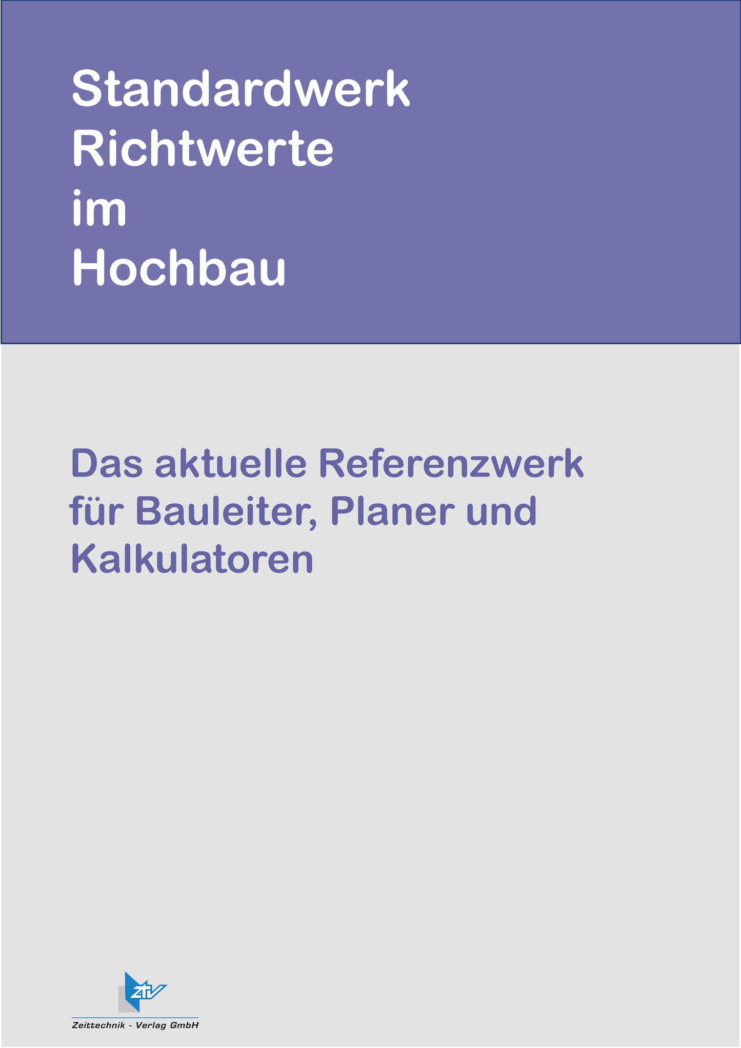 Standardwerk Richtwerte im Hochbau (Download)