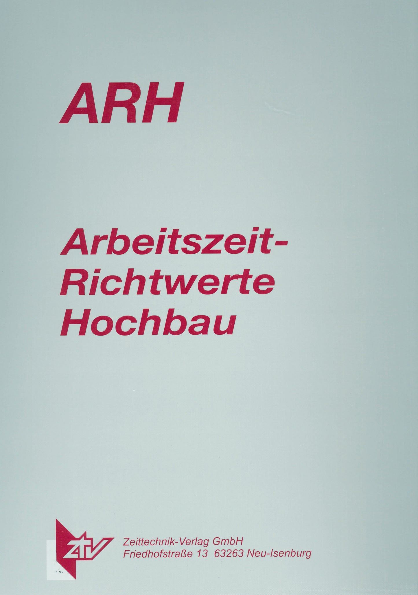 ARH-Tabelle Betonarbeiten