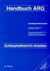 ARH-Tabelle Tiefbau Gussasphalt-Arbeiten