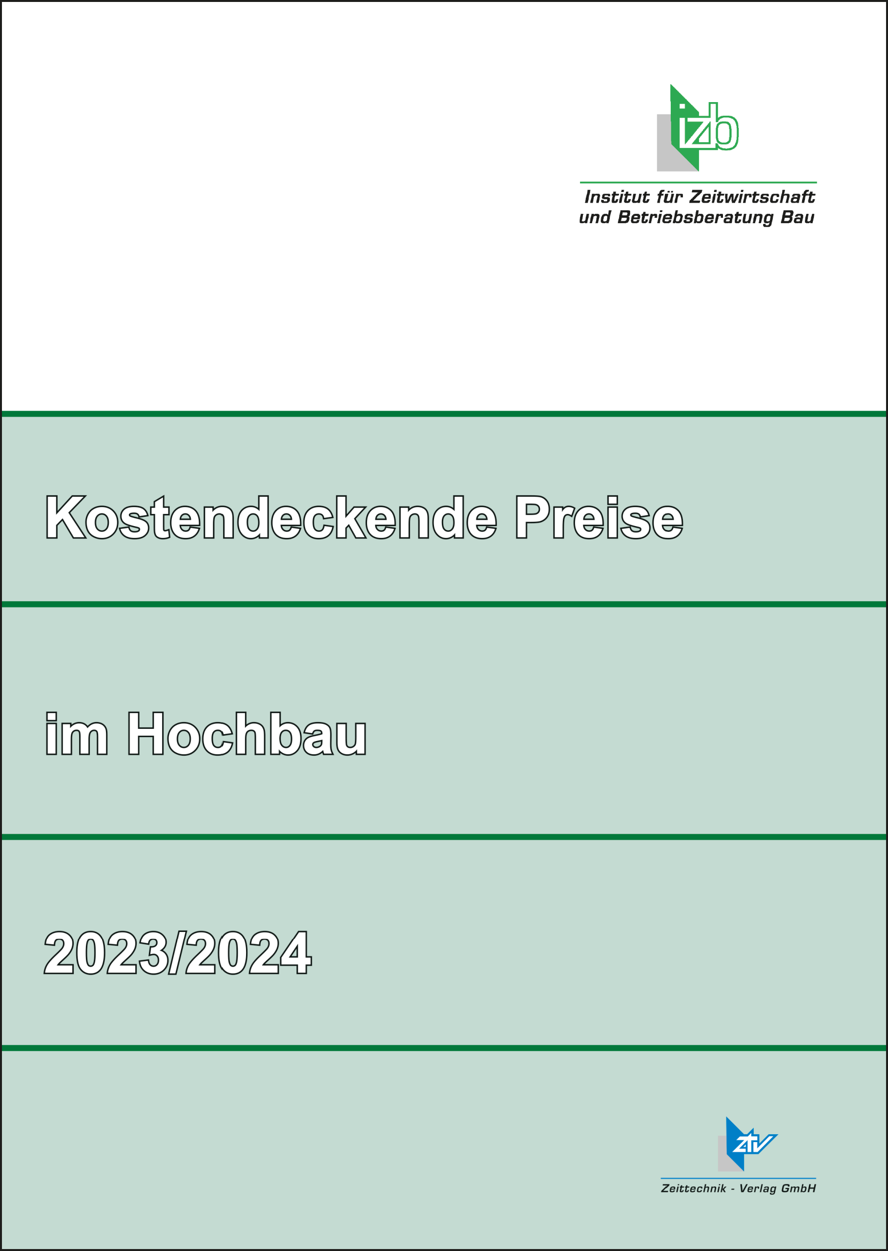 Kostendeckende Preise im Hochbau 2023/2024 (Download - PDF)